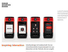 Tablet Screenshot of human-interface.de